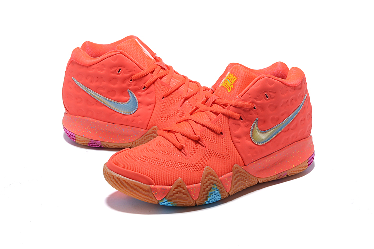 2018 Nike Kyrie 4 Red Jade Brown Shoes For Women